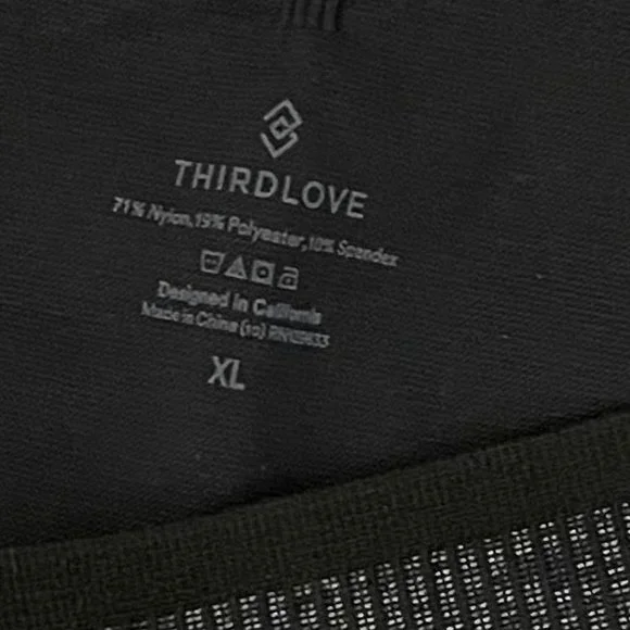 Thirdlove Black Grey Flex Seamless Compression Leggings NEW WITH TAGS - Picture 5 of 8